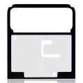 Top OLED Back Cover Adhesive For Motorola Razr / Razr 40 (XT2323 / 2023) (Genuine OEM)