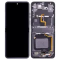 Inner OLED Assembly With Frame For Motorola Moto Razr Plus 2023 / Razr 40 Ultra (XT2321 / 2023) (Genuine OEM) (Infinite Black)
