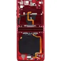 Inner OLED Assembly With Frame For Motorola Moto Razr Plus 2023 / Razr 40 Ultra (XT2321 / 2023) (Genuine OEM) (Viva Magenta)