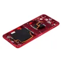 Inner OLED Assembly With Frame For Motorola Moto Razr Plus 2023 / Razr 40 Ultra (XT2321 / 2023) (Genuine OEM) (Viva Magenta)