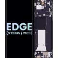 LCD Assembly With Frame For Motorola Moto Edge (XT2305 / 2023) (Genuine OEM) (Eclipse Black)