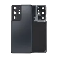 Back Cover Glass With Camera Lens For Samsung Galaxy S21 Ultra (Service Pack) (Phantom Titanium)