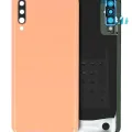 Back Cover Glass With Camera Lens For Samsung Galaxy A50 (A505 /2019) (Service Pack) (Orange)