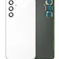 Back Cover Glass With Camera Lens For Samsung Galaxy A54 5G (A546 / 2023) (Service Pack) (White)