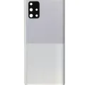 Back Cover Glass With Camera Lens For Samsung Galaxy A71 (A715 / 2020) (Service Pack) (Prism Crush Silver)