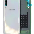 Back Cover Glass With Camera Lens For Samsung Galaxy A50 (A505 / 2019) (Service Pack) (White)
