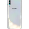 Back Cover Glass With Camera Lens For Samsung Galaxy A50 (A505 / 2019) (Service Pack) (White)