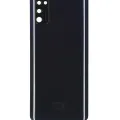Back Cover Glass With Camera Lens For Samsung Galaxy A41 (A415 / 2020) (Service Pack) (Prism Crush Black)