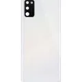 Back Cover Glass With Camera Lens For Samsung Galaxy A41 (A415 / 2020) (Service Pack) (Prism Crush Silver)