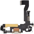 Charging Port Flex Cable For iPhone 12 (Used OEM Pull) (White)