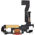 Charging Port Flex Cable For iPhone 12 (Used OEM Pull) (Red)