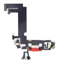 Charging Port Flex Cable For iPhone 12 Mini (Used OEM Pull) (Red)