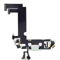 Charging Port Flex Cable For iPhone 12 Mini (Used OEM Pull) (Green)