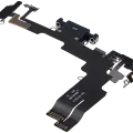 Charging Port Flex Cable For iPhone 14 (Used OEM Pull) (Midnight)