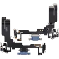 Шлейф зарядки для iPhone 14 (Used OEM Pull) (синій)