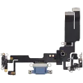 Шлейф зарядки для iPhone 14 (Used OEM Pull) (синій)