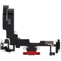 Charging Port Flex Cable For iPhone 14 (Used OEM Pull) (Red)
