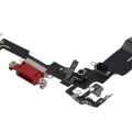 Charging Port Flex Cable For iPhone 14 (Used OEM Pull) (Red)