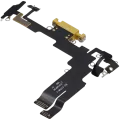 Charging Port Flex Cable For iPhone 14 (Used OEM Pull) (Yellow)