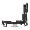 Charging Port Flex Cable For iPhone 14 Plus (Used OEM Pull) (Starlight)