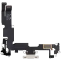 Charging Port Flex Cable For iPhone 14 Plus (Used OEM Pull) (Starlight)