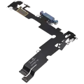 Charging Port Flex Cable For iPhone 14 Plus (Used OEM Pull) (Blue)