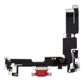 Charging Port Flex Cable For iPhone 14 Plus (Used OEM Pull) (Red)