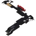 Charging Port Flex Cable For iPhone 14 Plus (Used OEM Pull) (Red)