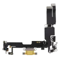 Charging Port Flex Cable For iPhone 14 Plus (Used OEM Pull) (Yellow)