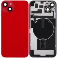 Back Glass w/ MagSafe Magnet & NFC & Flashlight Flex For iPhone 14 Plus (Used OEM Pull: Grade B) (Red)