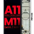LCD Assembly With Frame For Samsung Galaxy A11 (A115U / A115A / 2020) / M11 (M115 / 2020) (US Version) (Aftermarket Plus) (All Colors)