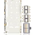 Sim Card Reader For Samsung Galaxy A11 (A115 / 2020) / A13 (A135 / 2022) / A13 5G (A136 / 2021) (4 Piece Set)