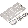 Sim Card Reader For Samsung Galaxy A11 (A115 / 2020) / A13 (A135 / 2022) / A13 5G (A136 / 2021) (4 Piece Set)