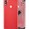 Back Cover With Camera Lens For Samsung Galaxy A11 (A115 / 2020) (International Version) (Aftermarket Plus) (Red)