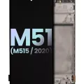 OLED Assembly With Frame For Samsung Galaxy M51 (M515 / 2020) (Service Pack) (Celestial Black)