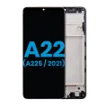LCD Assembly With Frame (Without Finger Print Sensor) For Samsung Galaxy A22 4G (A225 / 2021) (Aftermarket: Incell) (All Colors)