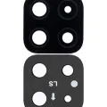 Back Camera Lens (Glass Only) With Adhesive For Samsung Galaxy A22 5G (A226 / 2021) (Black)
