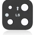 Back Camera Lens (Glass Only) With Adhesive For Samsung Galaxy A22 5G (A226 / 2021) (Black)