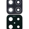 Back Camera Lens (Glass Only) With Adhesive For Samsung Galaxy A22 4G (A225 / 2021) (Black) (10 Pack)
