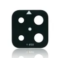 Back Camera Lens (Glass Only) With Adhesive For Samsung Galaxy A22 4G (A225 / 2021) (Black) (10 Pack)