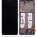 OLED Assembly With Frame For Samsung Galaxy A51 5G (A516 / 2020) (Non-Verizon 5G UW Frame) (6.46") (Aftermarket Plus) (Prism Cube Pink)