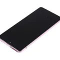 OLED Assembly With Frame For Samsung Galaxy A51 5G (A516 / 2020) (Non-Verizon 5G UW Frame) (6.46") (Aftermarket Plus) (Prism Cube Pink)