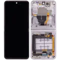 Inner OLED Assembly With Frame For Samsung Galaxy Z Flip 3 5G (US & International) (Refurbished) (Lavender)