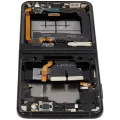 Inner OLED Assembly With Frame For Samsung Galaxy Z Flip 3 5G (US & International) (Refurbished) (Phantom Black)