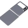 Top & Bottom Back Cover Glass With Camera Lens For Samsung Galaxy Z Flip 3 5G (Aftermarket Plus) (Lavender)