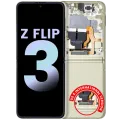 Inner OLED Assembly With Frame For Samsung Galaxy Z Flip 3 5G (US & International) (Service Pack) (Cream)