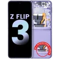 Inner OLED Assembly With Frame For Samsung Galaxy Z Flip 3 5G (US & International) (Service Pack) (Lavender)