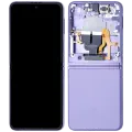 Inner OLED Assembly With Frame For Samsung Galaxy Z Flip 3 5G (US & International) (Service Pack) (Lavender)
