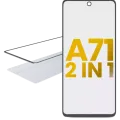 2 IN 1 Front Glass With OCA Pre-Installed For Samsung Galaxy A71 (A715 / 2020)
