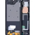 Mid-Frame Housing For Samsung Galaxy S20 Ultra (Cosmic Black)